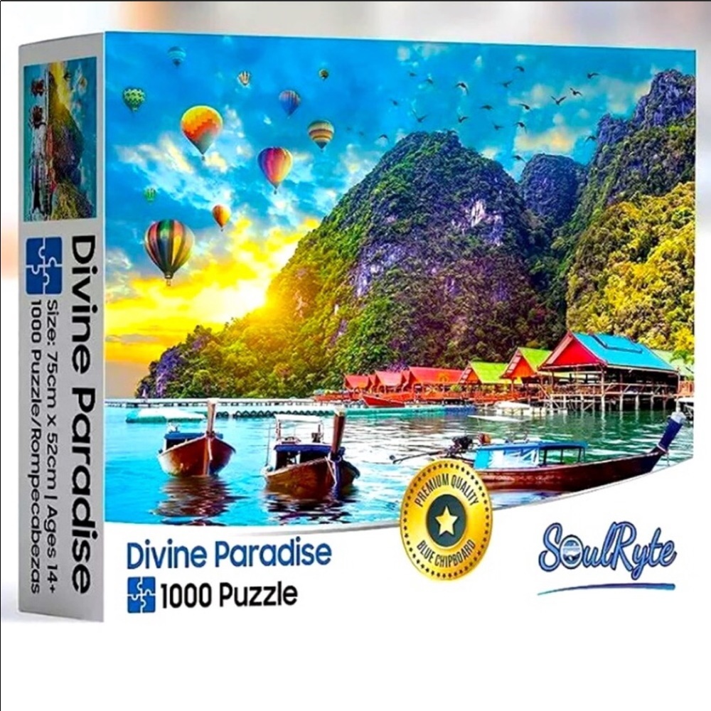 SOULRyte 1000 Piece Jigsaw Puzzle Divine Paradise